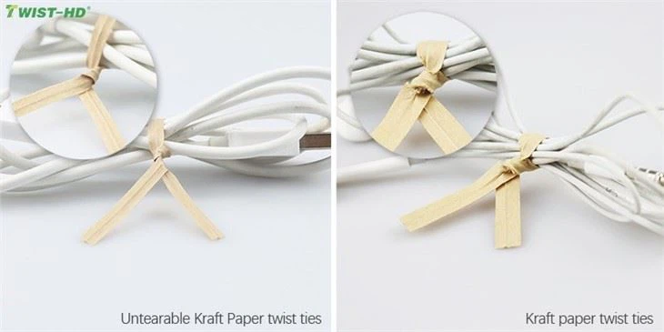 Paper Twisty Ties On Spools