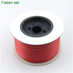 Приемете персонализиране Червени бели пластмасови връзки без вътрешна сърцевина